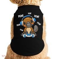 Cute Kawaii Gamer Platypus Lover Doggie Tank thumb 0