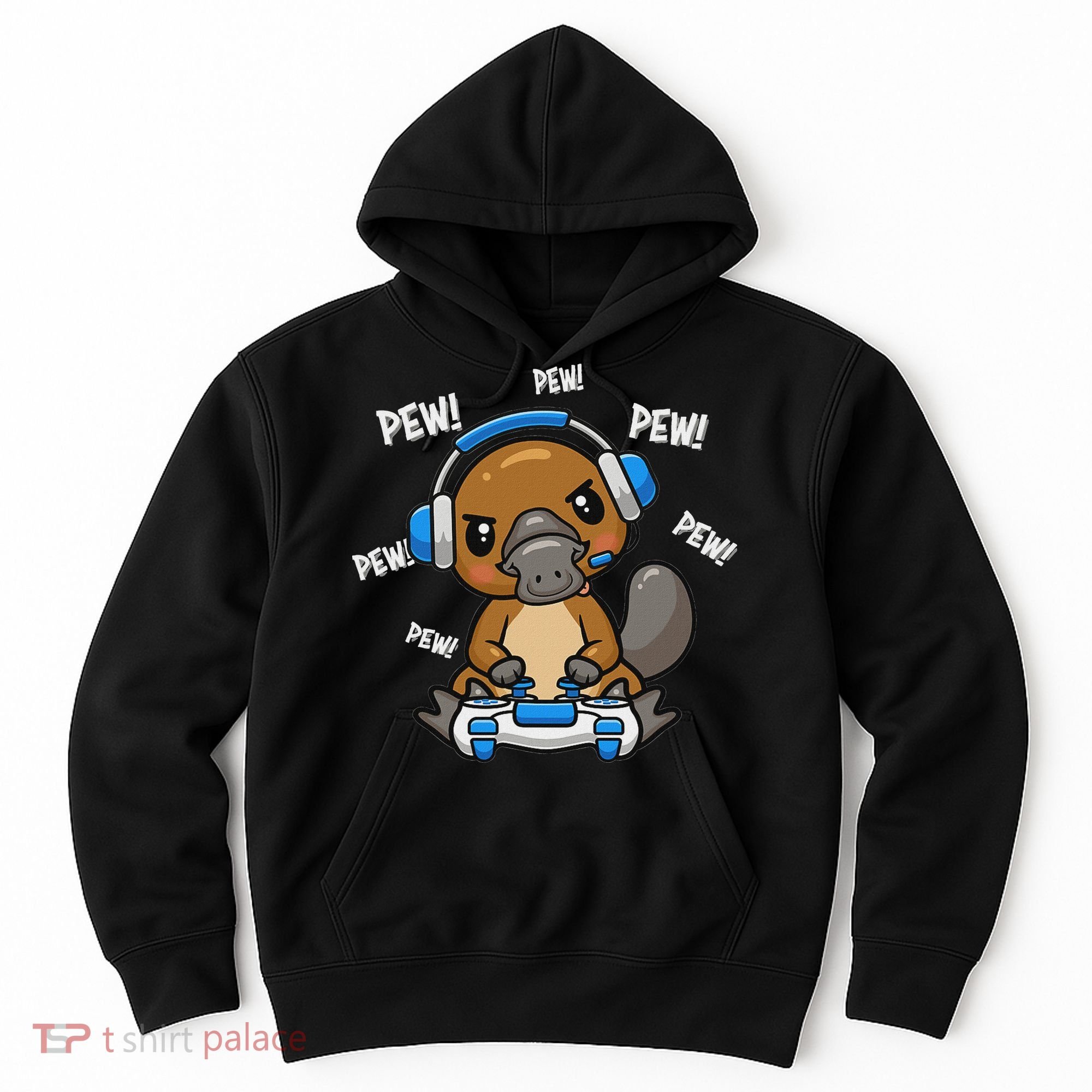 Cute Kawaii Gamer Platypus Lover Hoodie