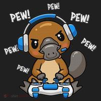 Cute Kawaii Gamer Platypus Lover Beanie thumb 2