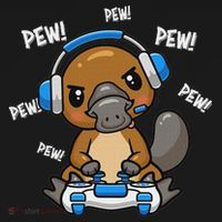 Cute Kawaii Gamer Platypus Lover Women's Hoodie thumb 2