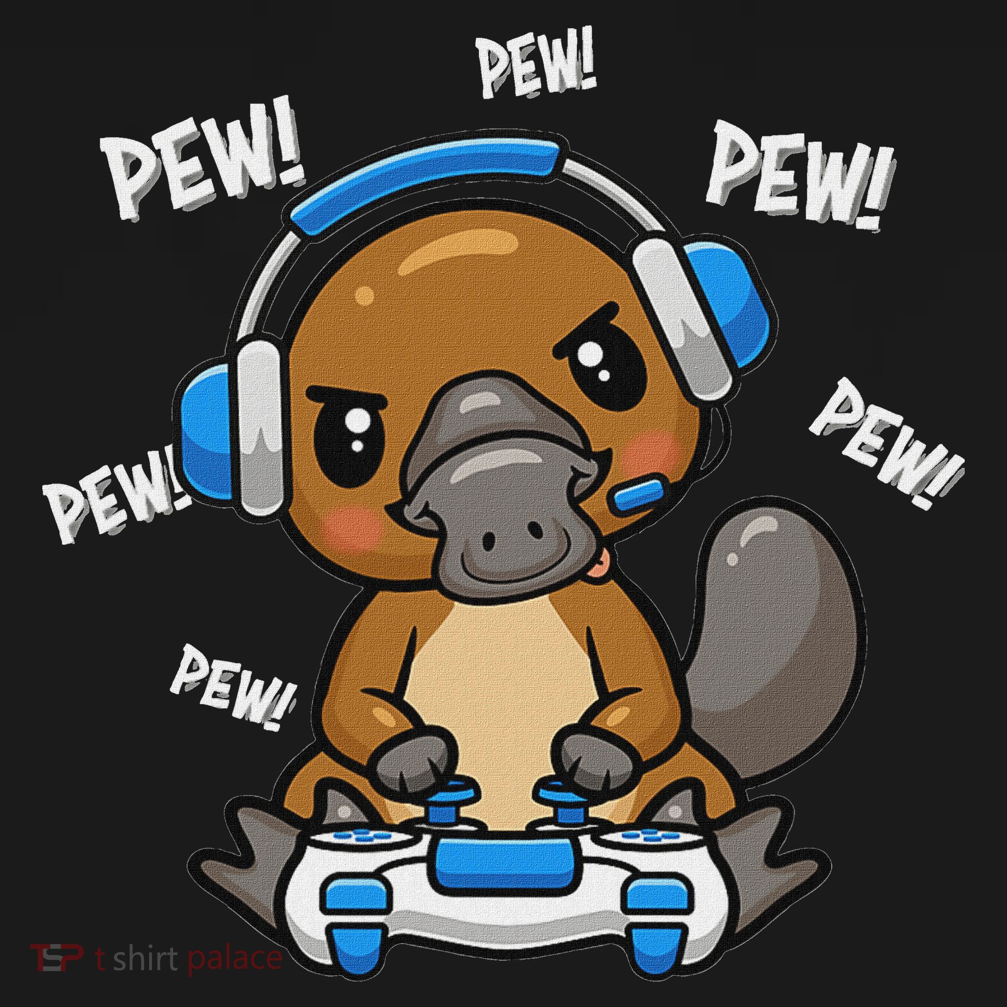Cute Kawaii Gamer Platypus Lover Women's Hoodie