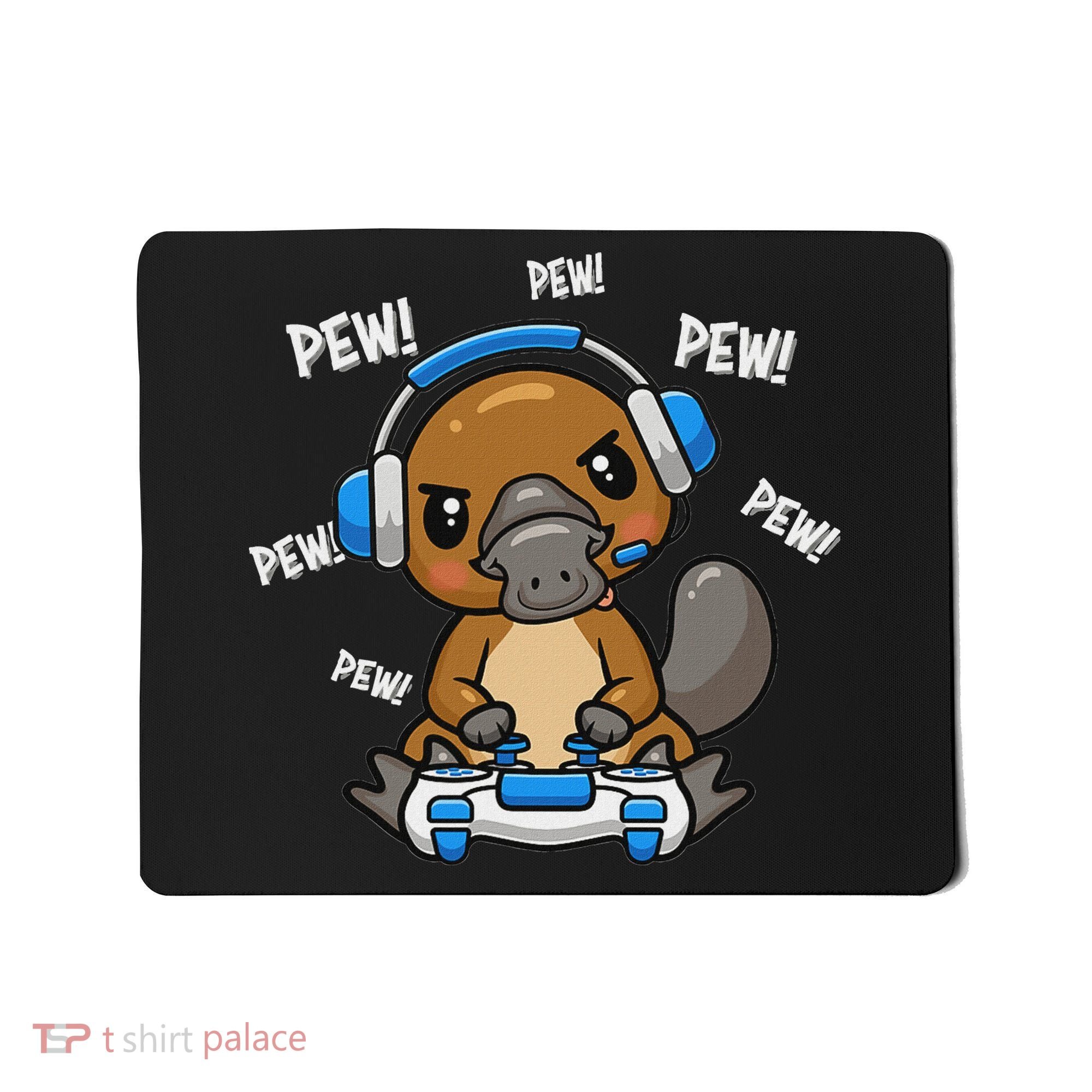Cute Kawaii Gamer Platypus Lover Mousepad