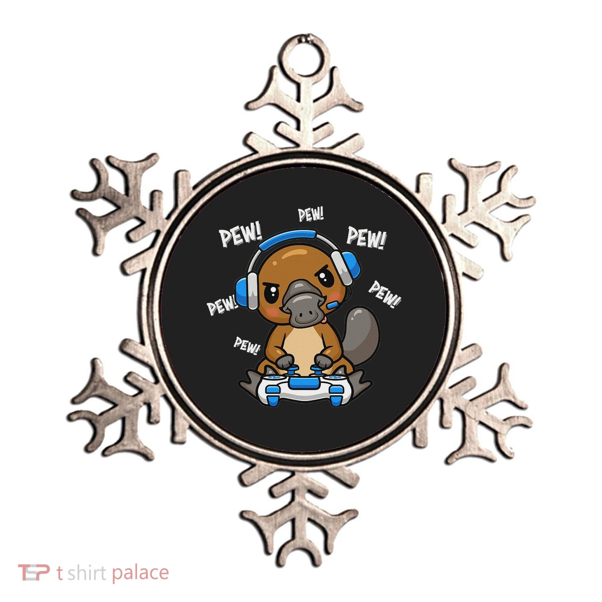 Cute Kawaii Gamer Platypus Lover Ornament