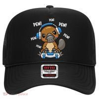 Cute Kawaii Gamer Platypus Lover Hat thumb 0