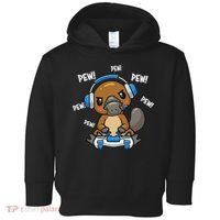 Cute Kawaii Gamer Platypus Lover Toddler Hoodie thumb 0