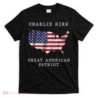 Charlie Kirk Great American Patriot T-Shirt thumb 0