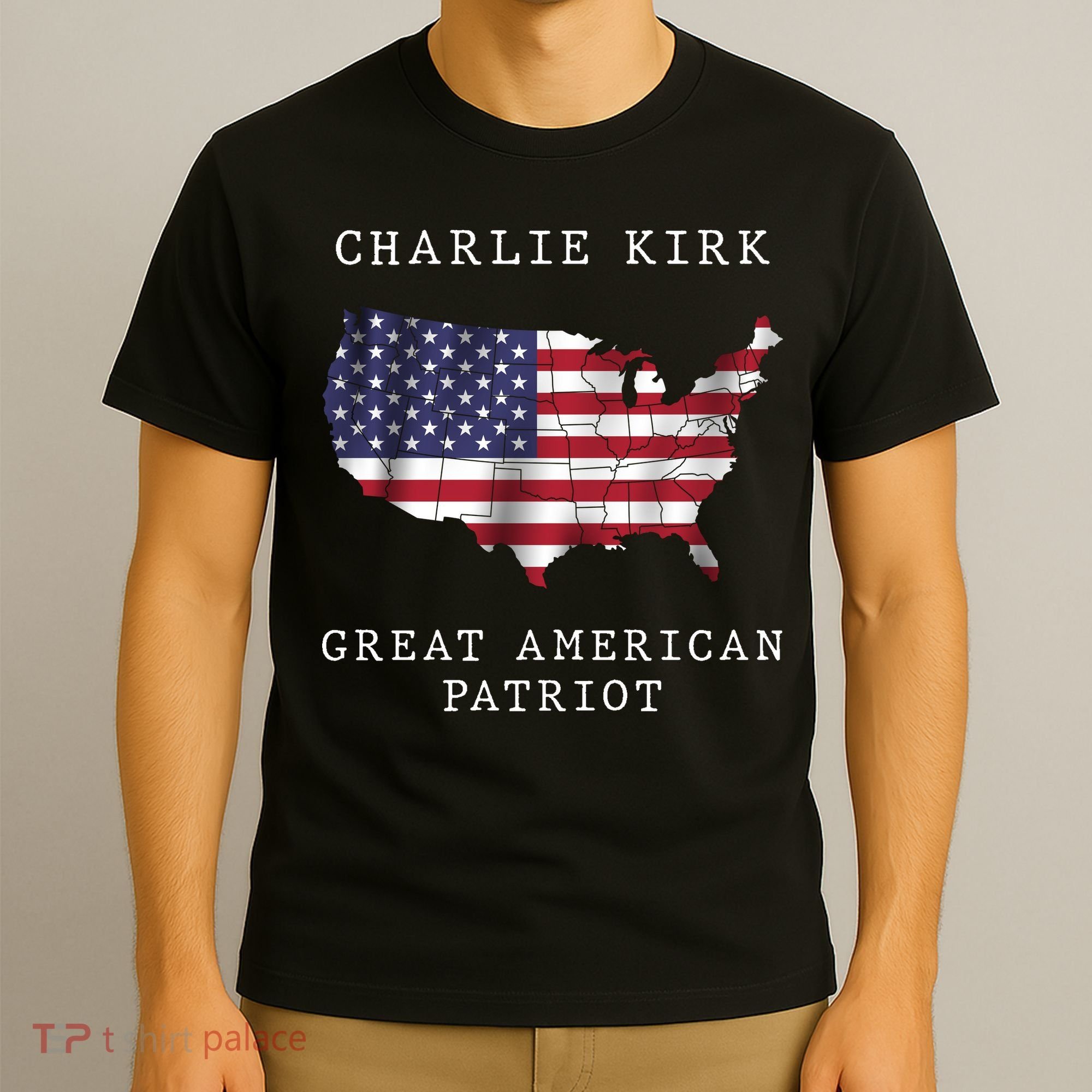 Charlie Kirk Great American Patriot T-Shirt