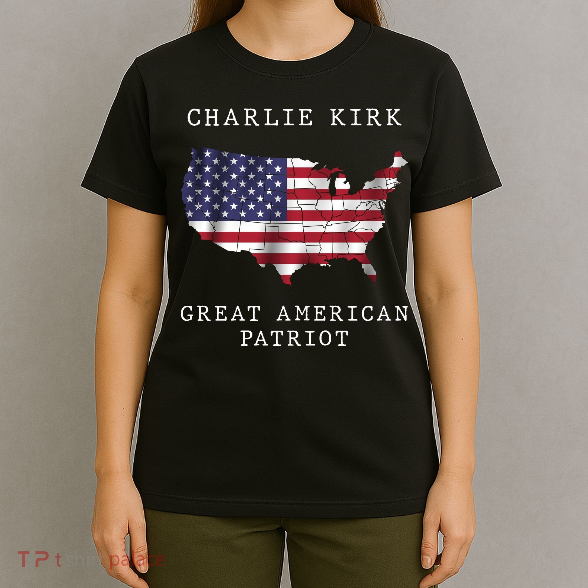 Charlie Kirk Great American Patriot T-Shirt