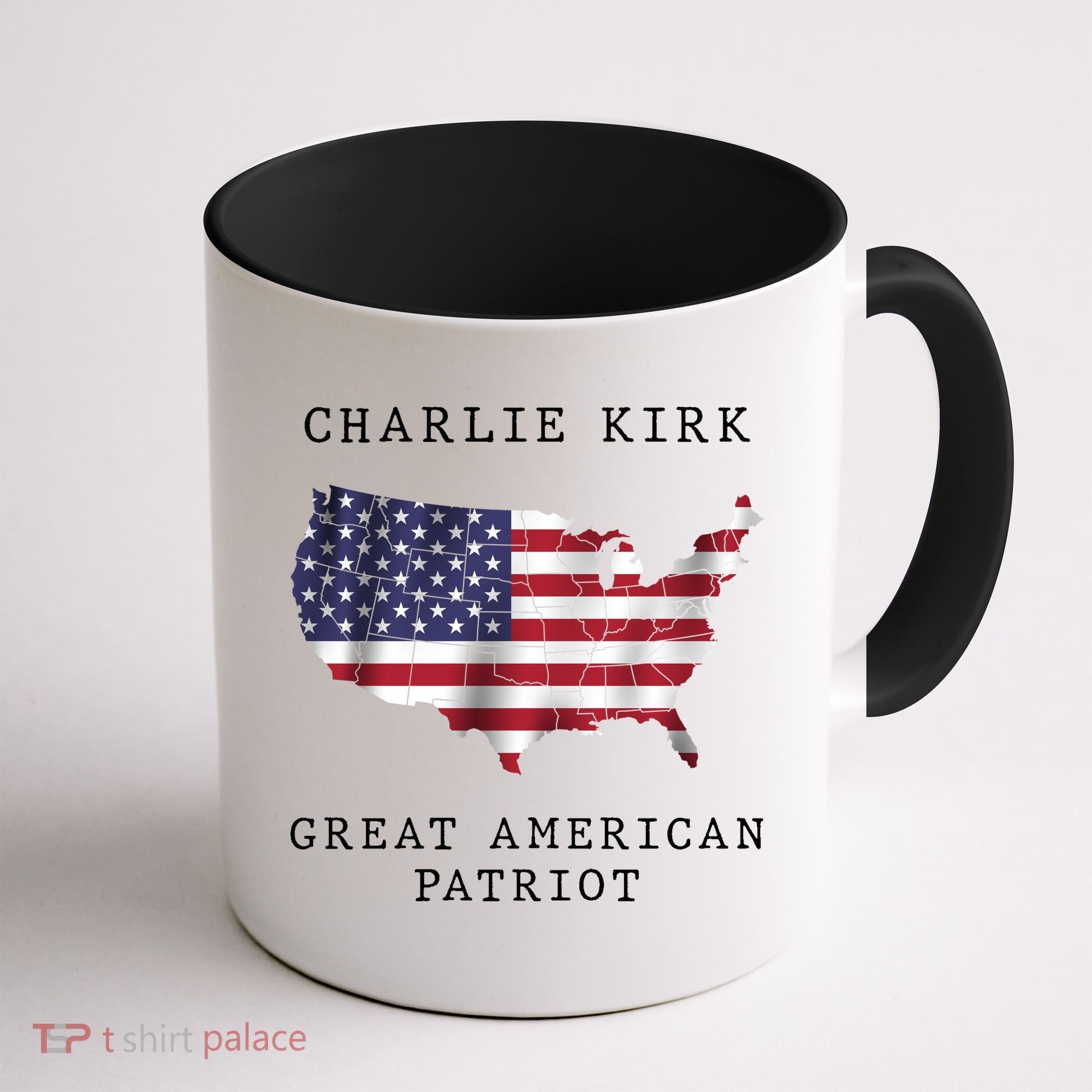 Charlie Kirk Great American Patriot Coffee Mug