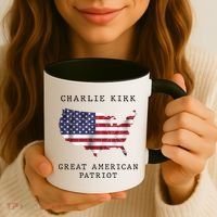 Charlie Kirk Great American Patriot Coffee Mug thumb 3