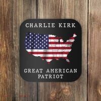 Charlie Kirk Great American Patriot Coaster thumb 0