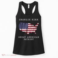 Charlie Kirk Great American Patriot Women's Tank Top thumb 0