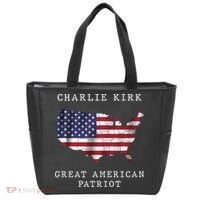 Charlie Kirk Great American Patriot Tote Bag thumb 0