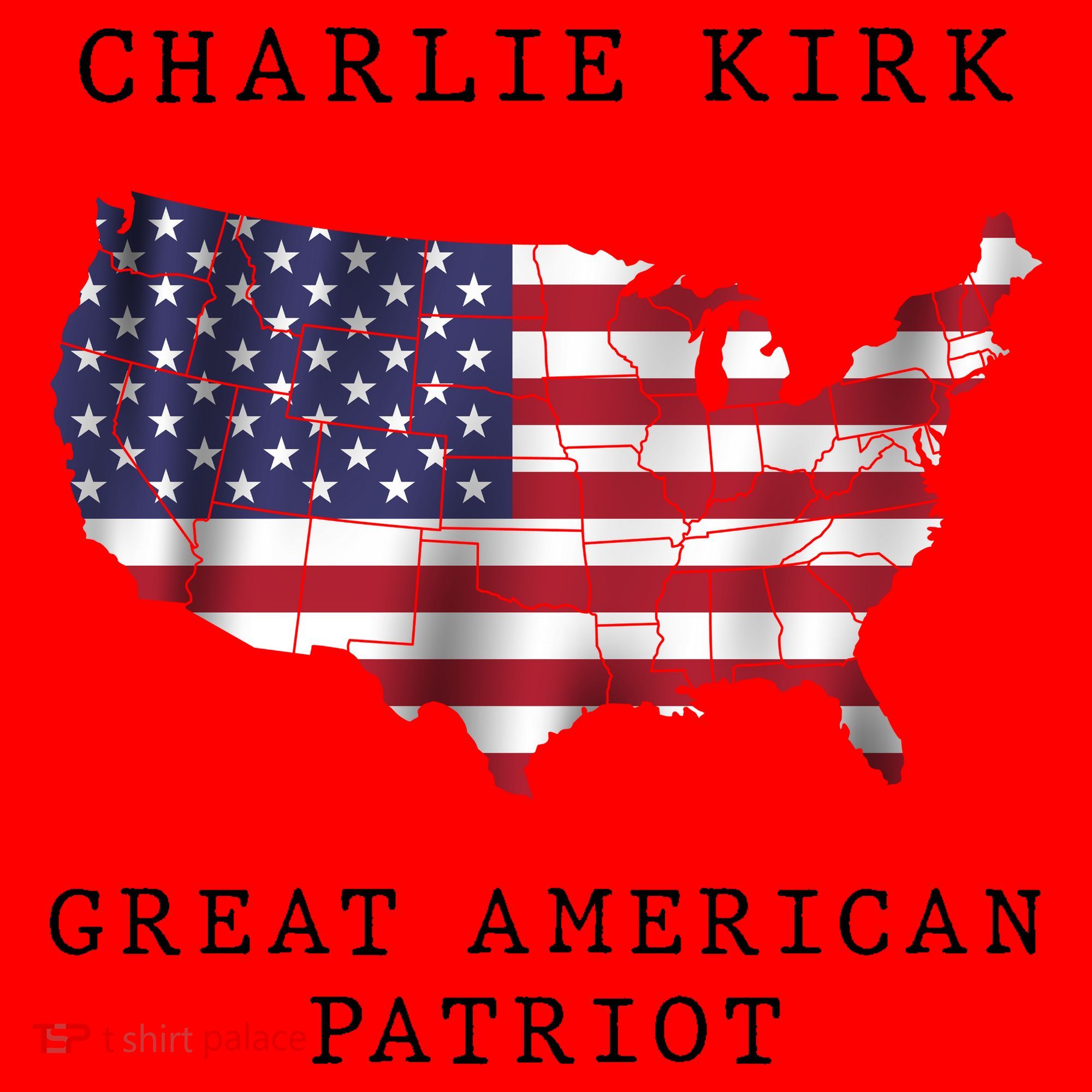 Charlie Kirk Great American Patriot Santa Hat