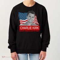 Charlie Kirk Great American Patriot USA Tribute Women's Sweatshirt thumb 0