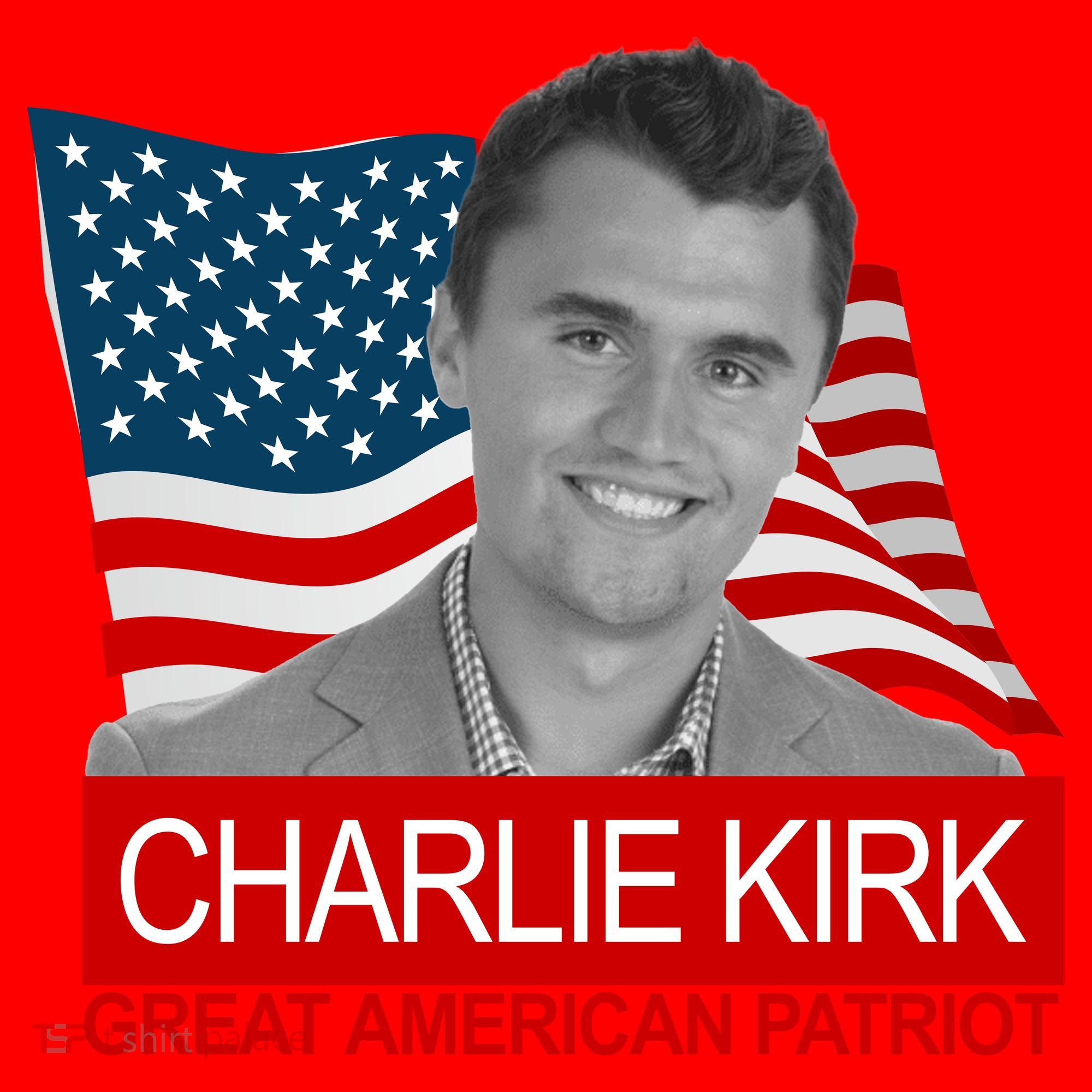 Charlie Kirk Great American Patriot USA Tribute Santa Hat