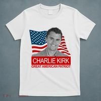 Charlie Kirk Great American Patriot USA Tribute T-Shirt thumb 5