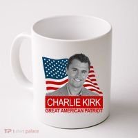 Charlie Kirk Great American Patriot USA Tribute Coffee Mug thumb 0