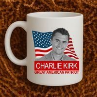 Charlie Kirk Great American Patriot USA Tribute Coffee Mug thumb 2