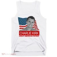 Charlie Kirk Great American Patriot USA Tribute Tank Top thumb 0