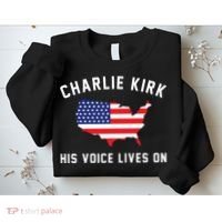 Charlie Kirk His Voice Lives On Sweatshirt thumb 2