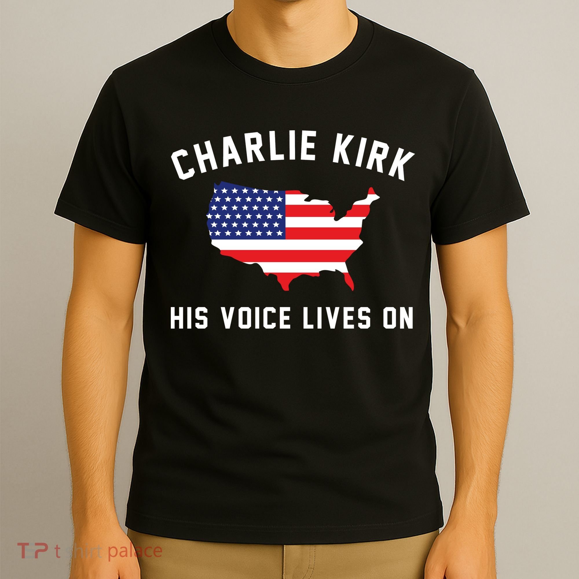 Charlie Kirk His Voice Lives On T-Shirt