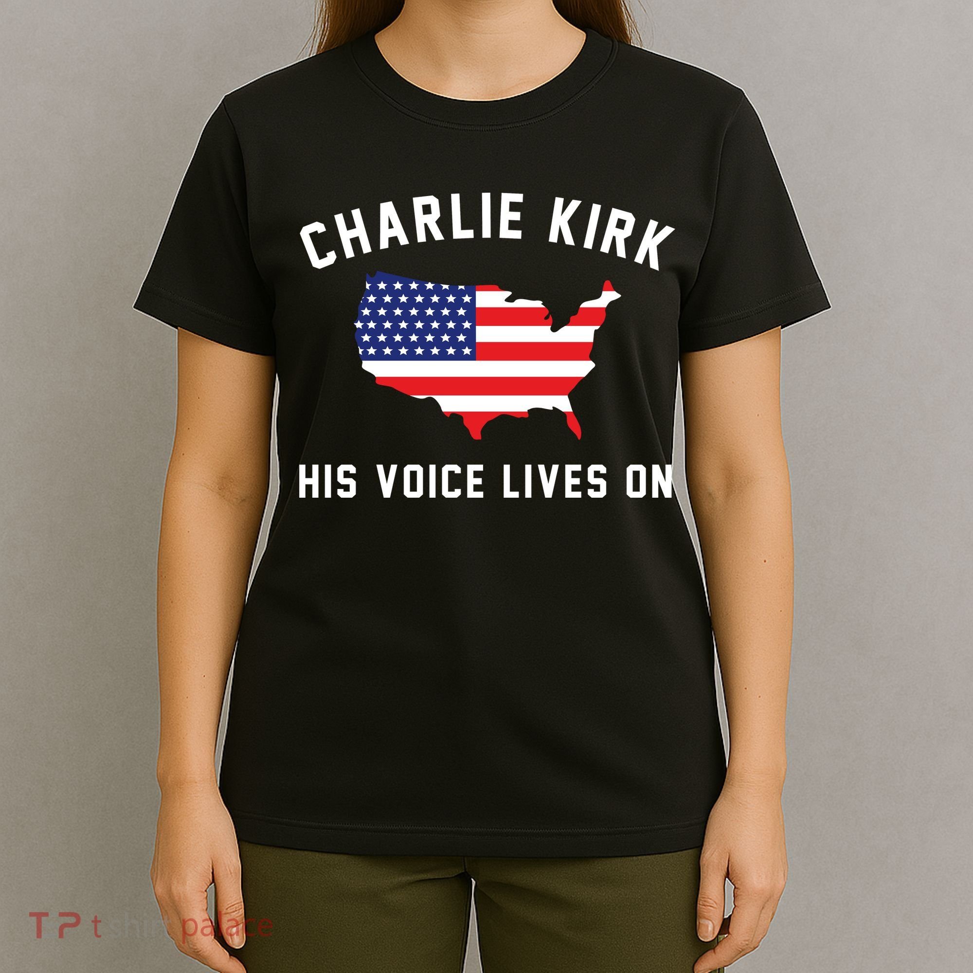 Charlie Kirk His Voice Lives On T-Shirt