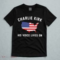 Charlie Kirk His Voice Lives On T-Shirt thumb 5