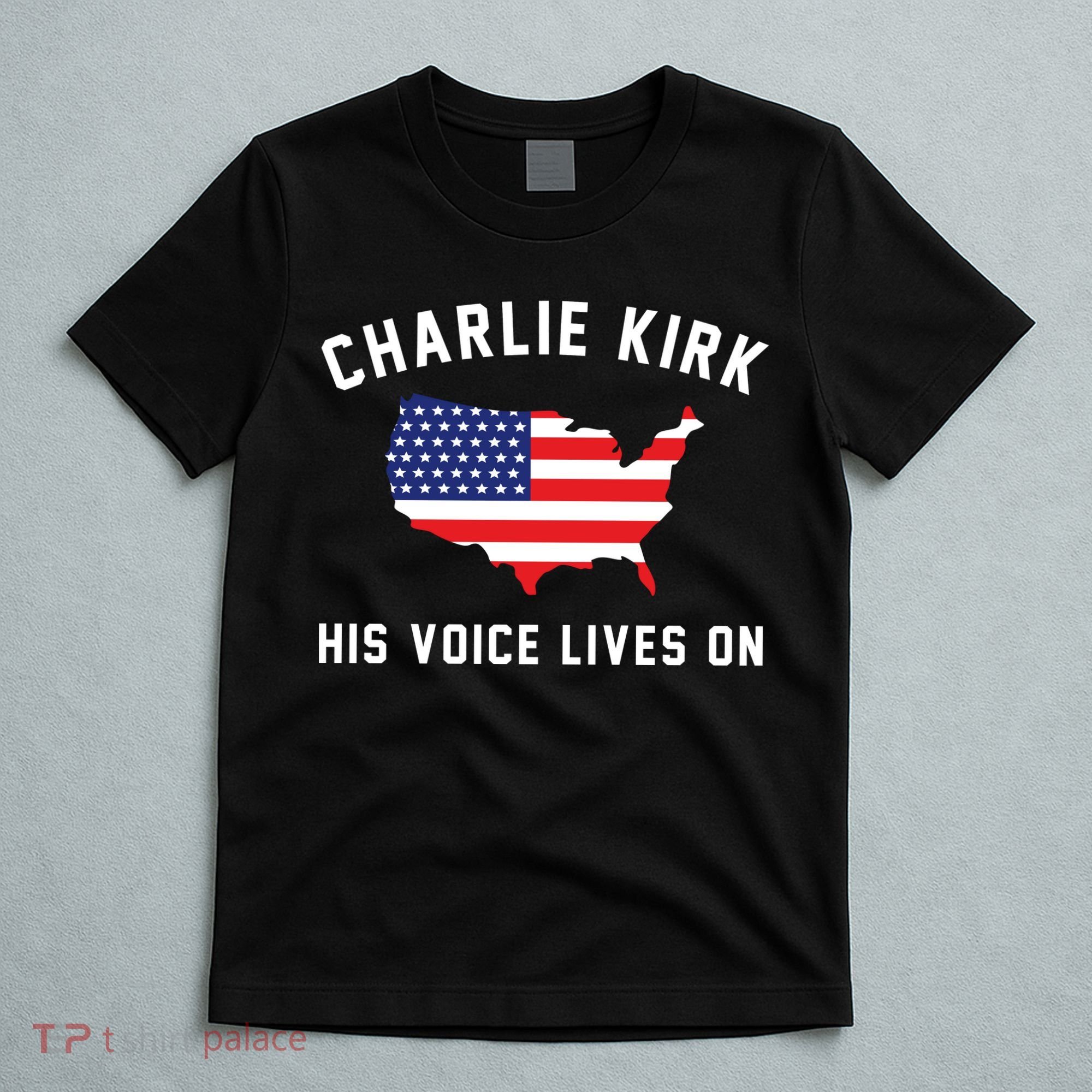 Charlie Kirk His Voice Lives On T-Shirt