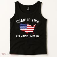 Charlie Kirk His Voice Lives On Tank Top thumb 2
