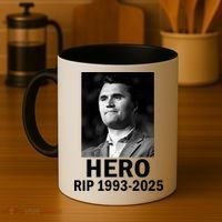 Charlie Kirk Is My Hero RIP 1993-2025 Coffee Mug thumb 4