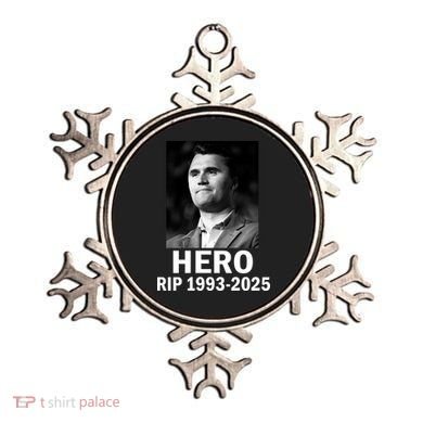 Charlie Kirk Is My Hero RIP 1993-2025 Ornament