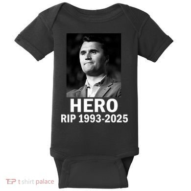Charlie Kirk Is My Hero RIP 1993-2025 Baby Bodysuit
