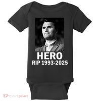 Charlie Kirk Is My Hero RIP 1993-2025 Baby Bodysuit thumb 0