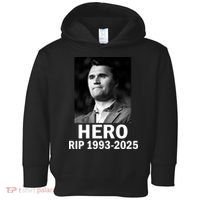 Charlie Kirk Is My Hero RIP 1993-2025 Toddler Hoodie thumb 0