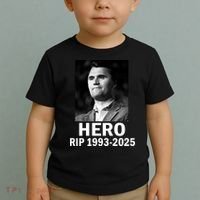 Charlie Kirk Is My Hero RIP 1993-2025 Toddler T-Shirt thumb 2