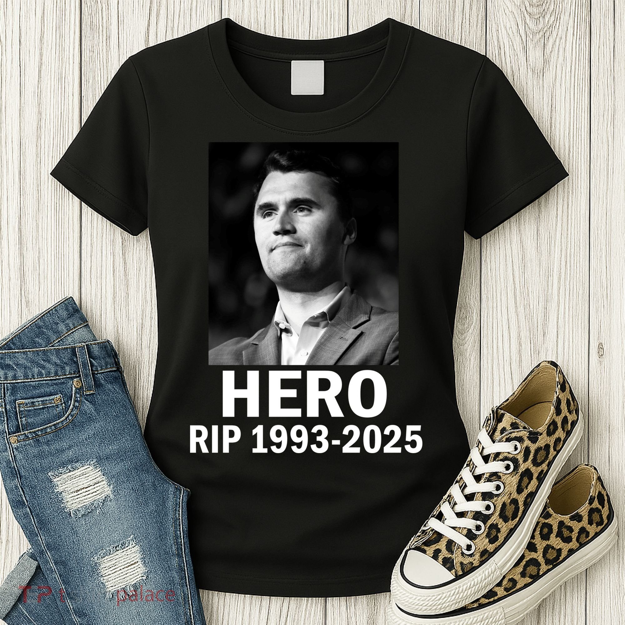 Charlie Kirk Is My Hero RIP 1993-2025 Women's T-Shirt