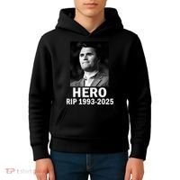 Charlie Kirk Is My Hero RIP 1993-2025 Kids Hoodie thumb 4