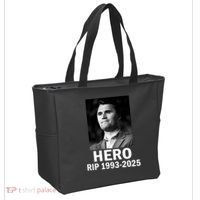 Charlie Kirk Is My Hero RIP 1993-2025 Tote Bag thumb 2