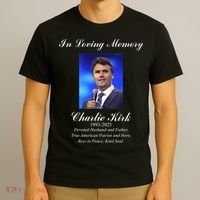 Charlie Kirk In Loving Memory Rest In Peace T-Shirt thumb 3