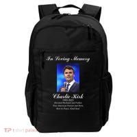 Charlie Kirk In Loving Memory Rest In Peace Backpack thumb 0
