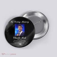Charlie Kirk In Loving Memory Rest In Peace Button thumb 0
