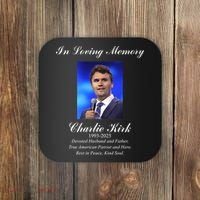 Charlie Kirk In Loving Memory Rest In Peace Coaster thumb 0
