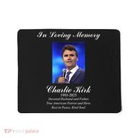 Charlie Kirk In Loving Memory Rest In Peace Mousepad thumb 0