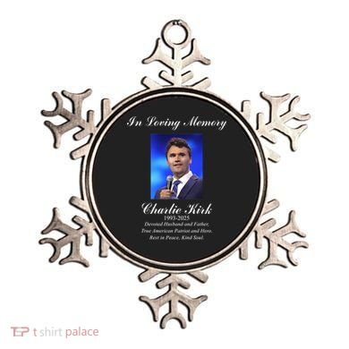 Charlie Kirk In Loving Memory Rest In Peace Ornament