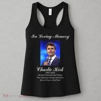 Charlie Kirk In Loving Memory Rest In Peace Women's Tank Top thumb 3