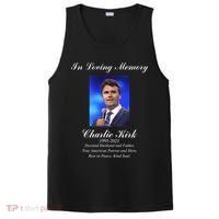 Charlie Kirk In Loving Memory Rest In Peace PosiCharge Competitor Tank thumb 0