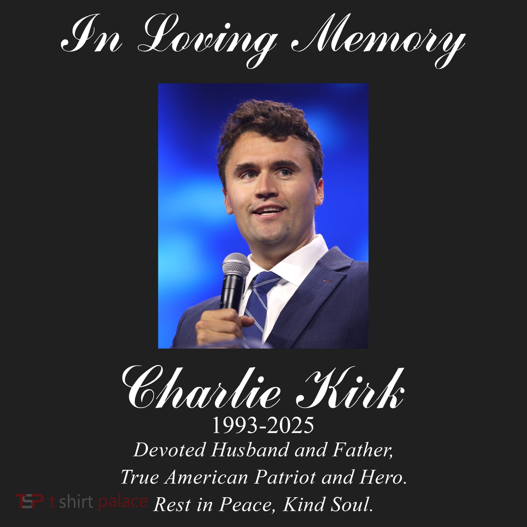 Charlie Kirk In Loving Memory Rest In Peace Hat