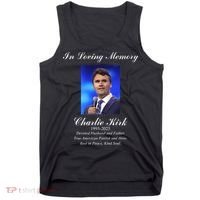 Charlie Kirk In Loving Memory Rest In Peace Tank Top thumb 0