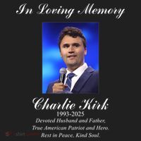 Charlie Kirk In Loving Memory Rest In Peace Golf Towel thumb 3